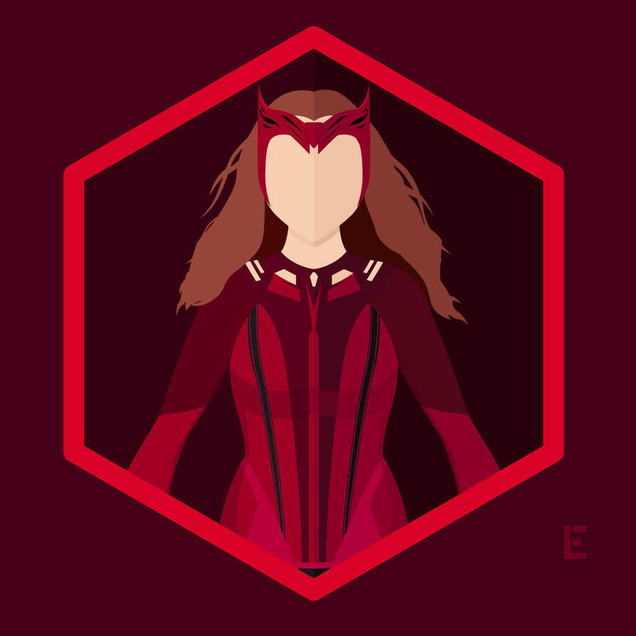 Scarlet Witch Character - App Icon - Fan Art transparent PNG