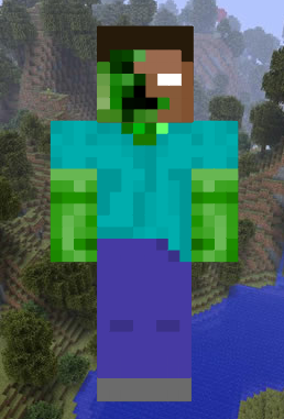 Creeper Virus Herobrine Skin by Poke-Freak123 on DeviantArt