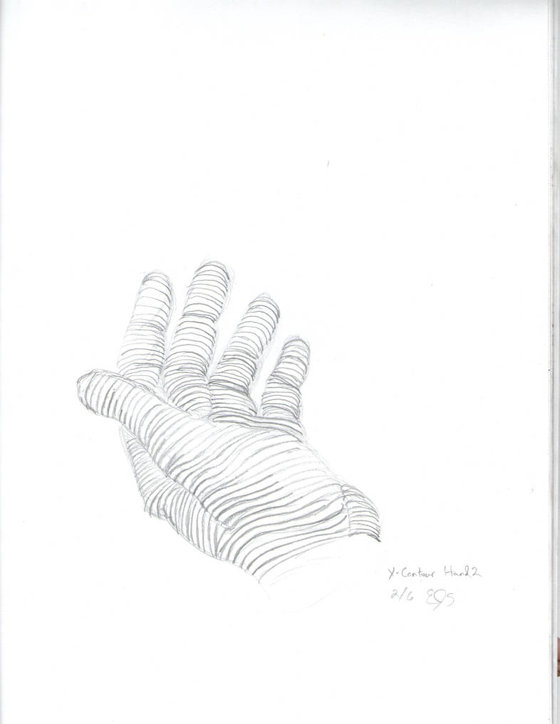 Pure Contour Hand Contour Hand 2 by hannEton8 on DeviantArt