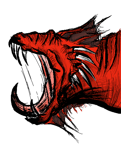 Red beast by GuineaPigPerson on DeviantArt