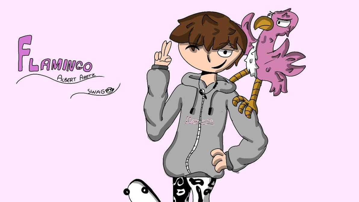FANART FOR ALBERT FLAMINGO the Chill Man skateboar By UnoriginalCreator fanart-for-albert-flamingo-the-chill-man-skateboar-by-unoriginalcreator