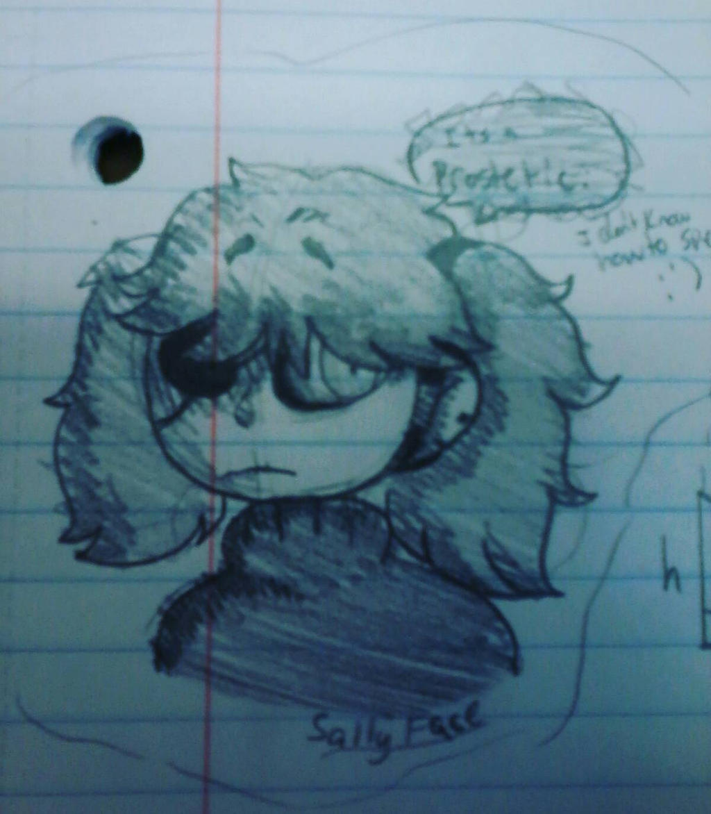 Sally Face scribble 