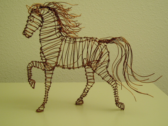 Copper wire Horse