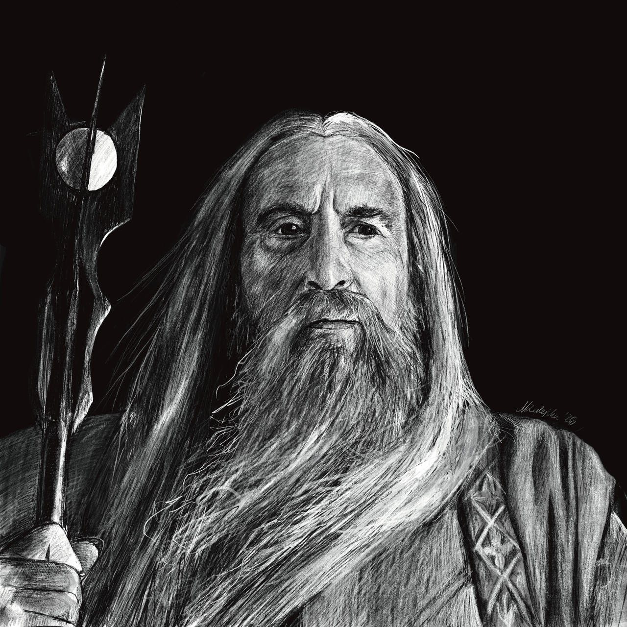 Sauruman Rune Saruman by justfortomorrow on DeviantArt