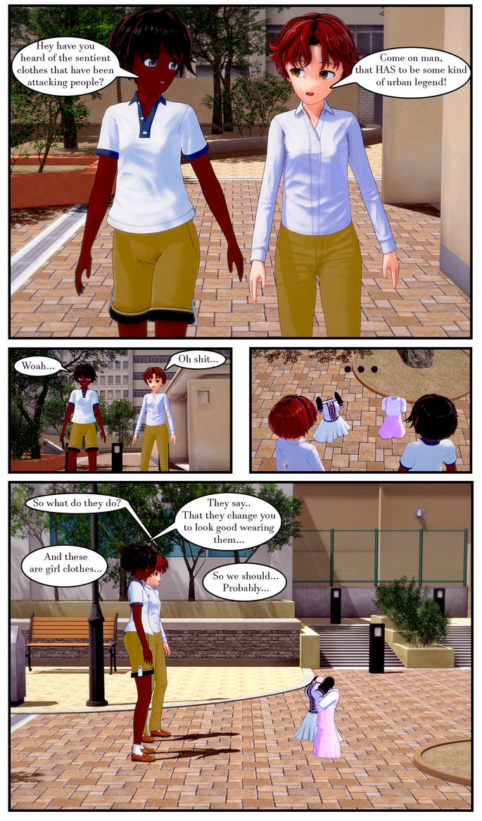 Sentient Clothes Page 1 by Maideneir on DeviantArt