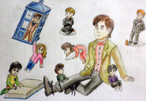 Eleventh Doctor the Chibisitter