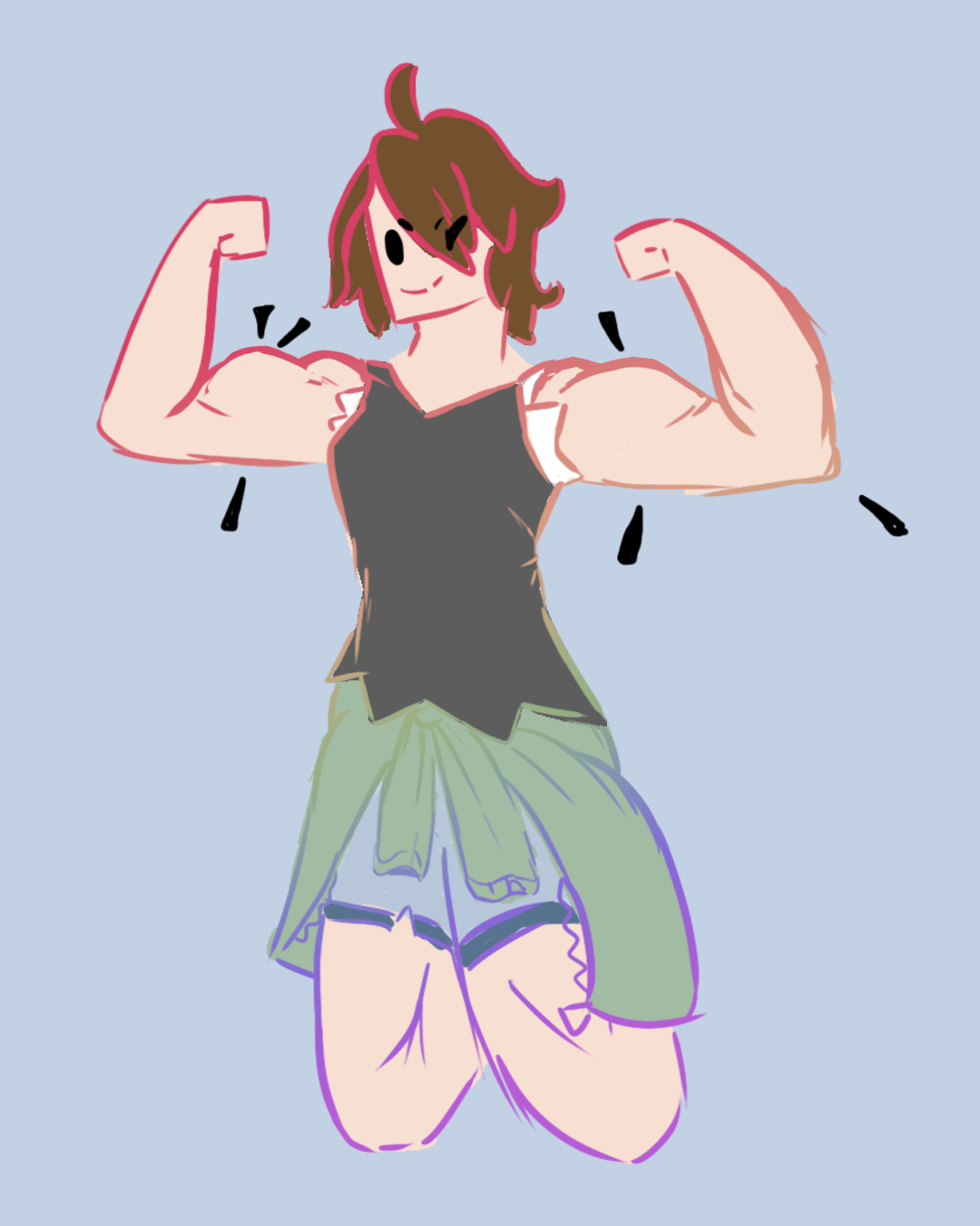 Buff girl by RanikAttanik on DeviantArt