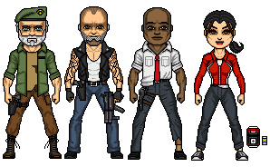 Characters left. Left 4 Dead 2 персонажи.