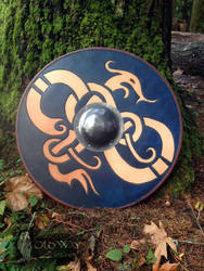 Jormangandr Viking Round Shield