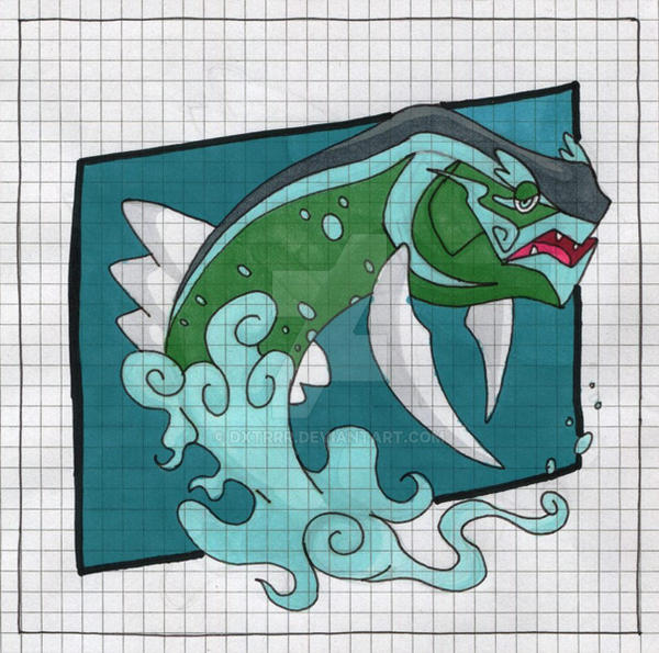 Hisui Day 16 Female Basculegion 902 by Dxtrrr on DeviantArt