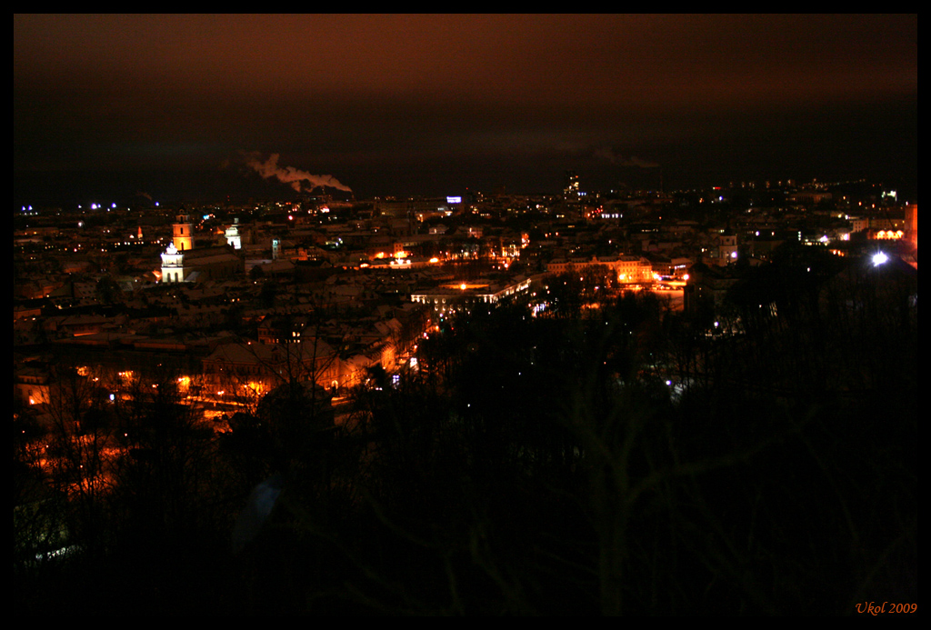 Vilnius By Night.