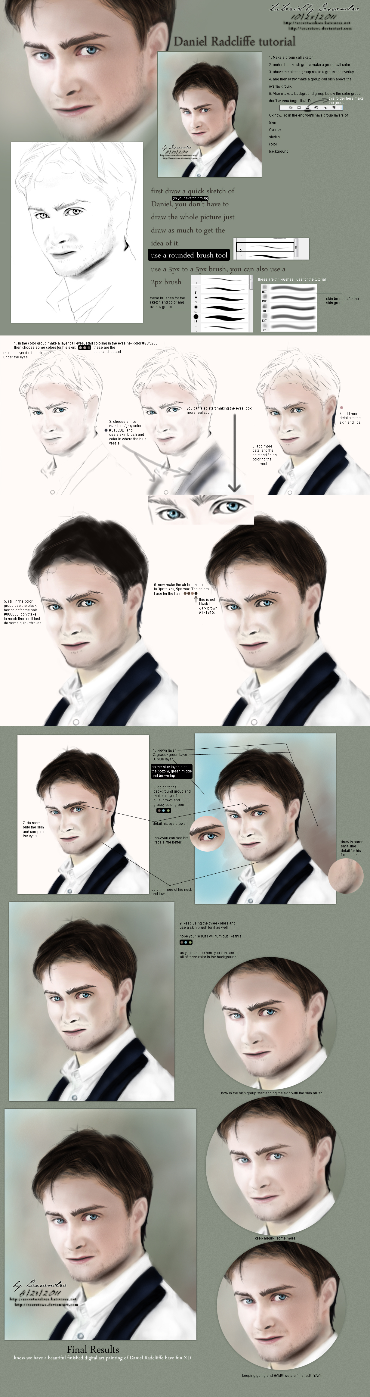 Daniel Radcliffe Tutorial by secretSWC