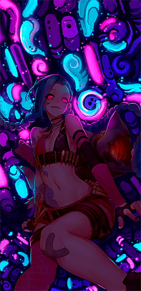 Jinx League of Legends Animated Wallpaper by Jimking on DeviantArt