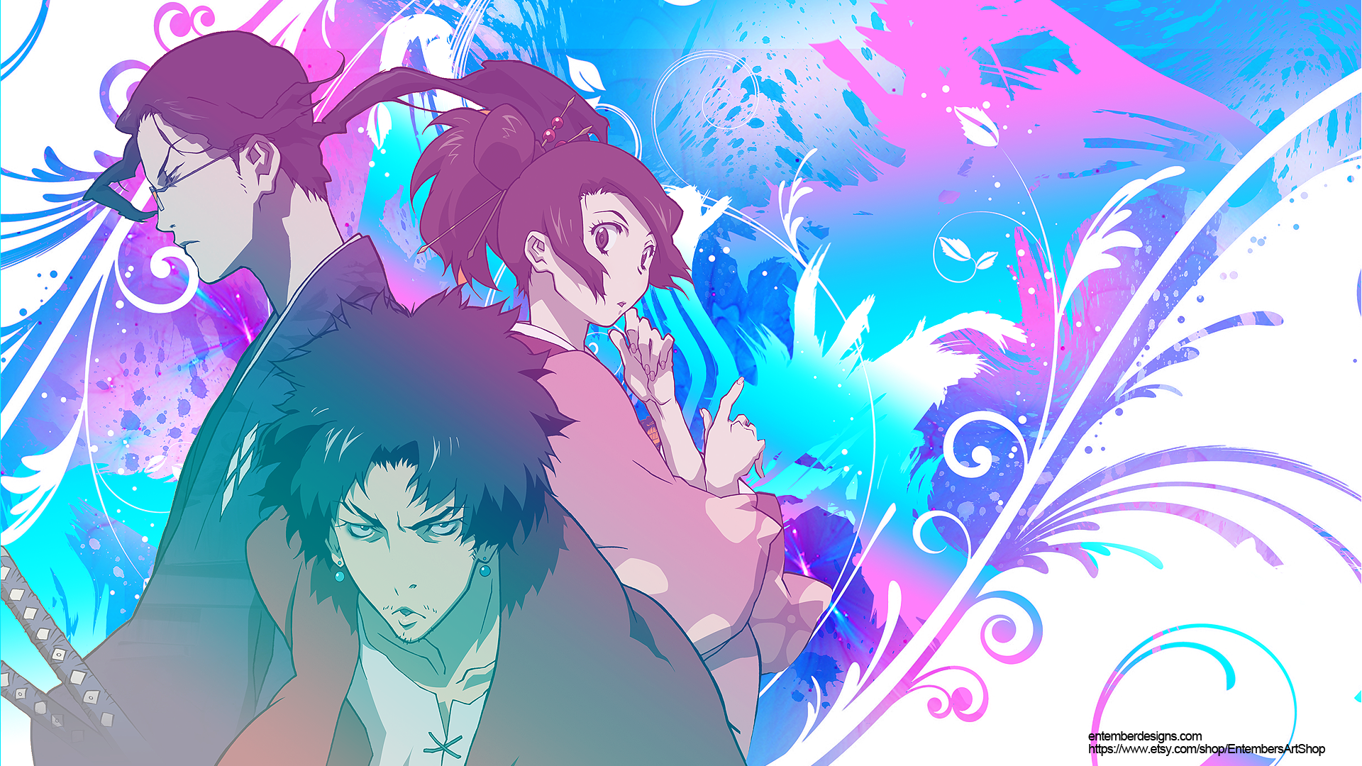 Shiki no Uta - Samurai Champloo - Wallpaper