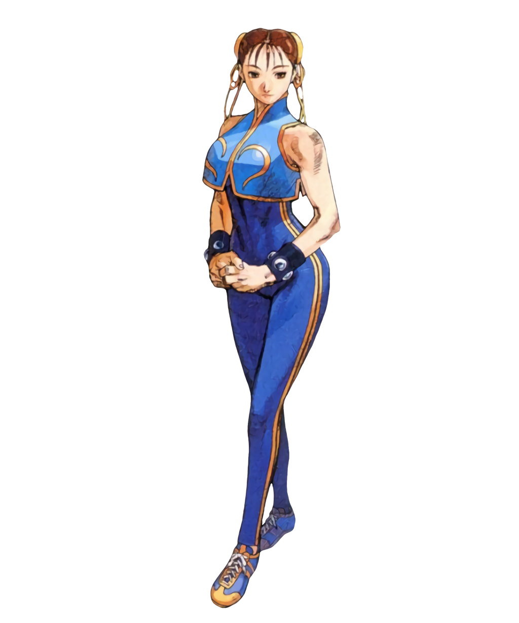 Street Fighter Alpha 3 - Chun-Li - Render by EntemberDesigns on DeviantArt