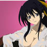 himejima akeno (wet) - high school dxd