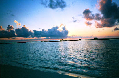 Sunrise at the Maldives