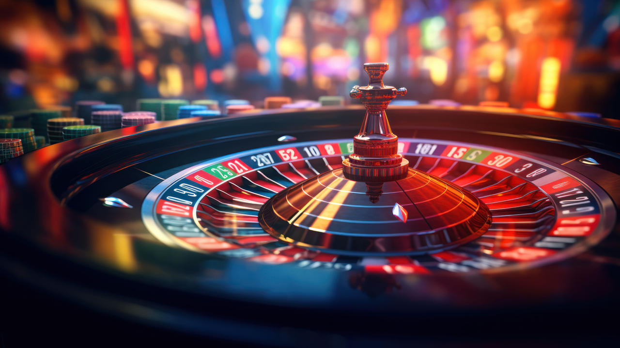 Deviantart Roulette Wheel Roulette-wheel-glimmers-amidst-bustling-casino-flo by info8xbetsale on ...