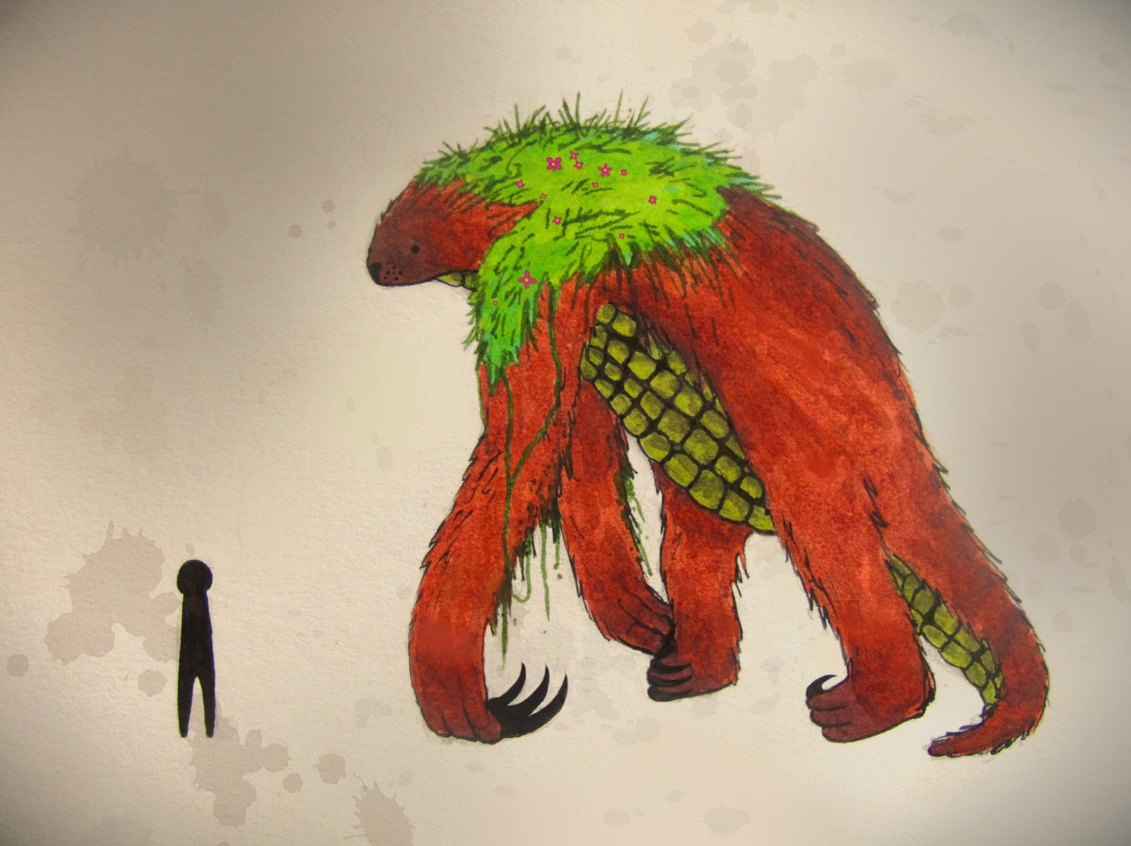 Mapinguari Minecraft Mob Hallowed Freaks: Mapinguari (Day 8) by Goji-Berrii on DeviantArt