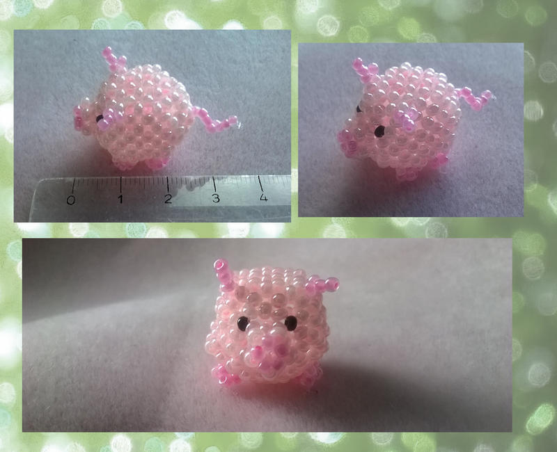 Beaded pig