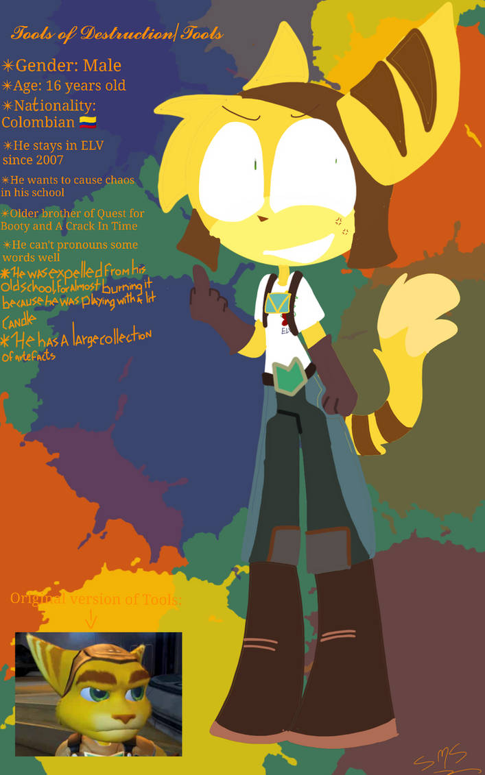 Tools of Destruction reference sheet (ELV AU) by Starmoon2013 on DeviantArt
