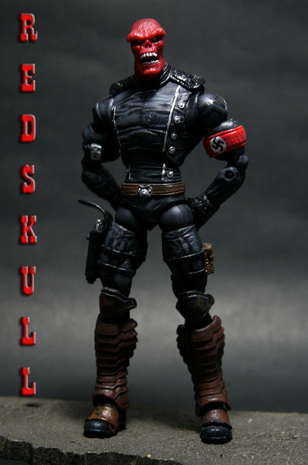 Custom Marvel Legends Red Skull 1