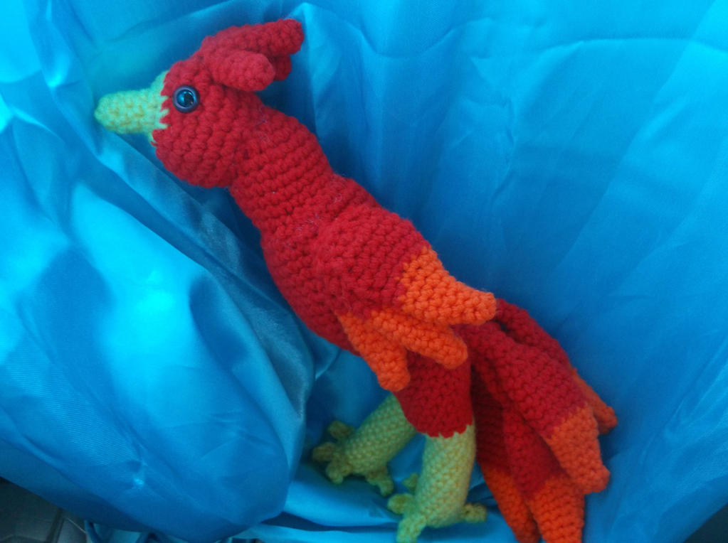 Big Crochet Phoenix Amigurumi