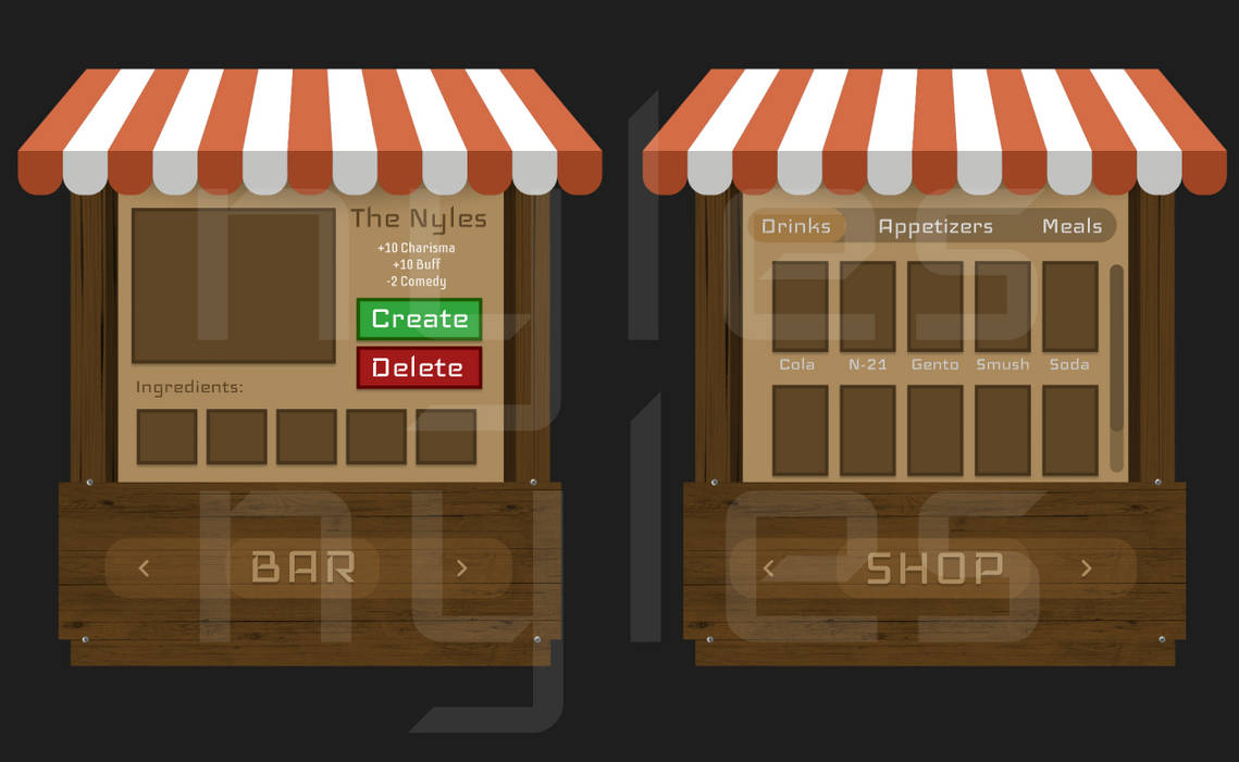 Shop Texture Ui Shop UI by NylesIsTaken on DeviantArt