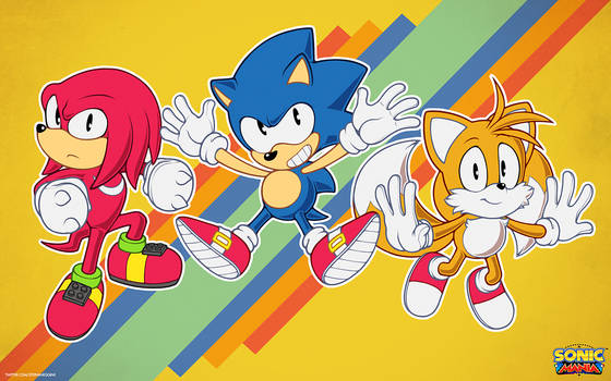 Digi Illustration - Sonic Mania Splash