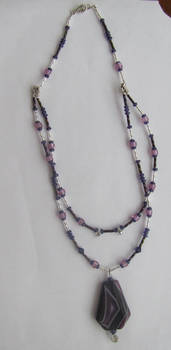 Purple Agae Necklace