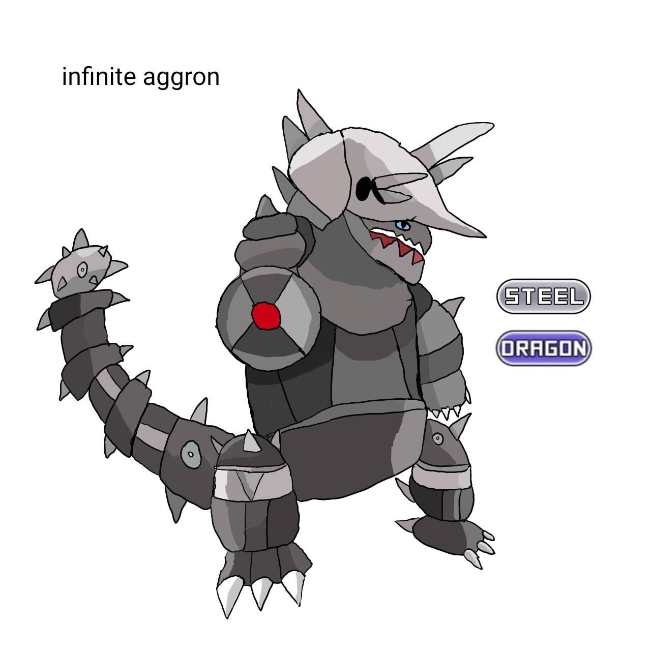 Infinite aggron by Daniellfc2003 on DeviantArt