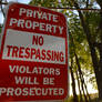 No Trespassing