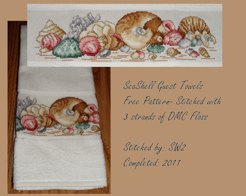 Seashell Guest Towels