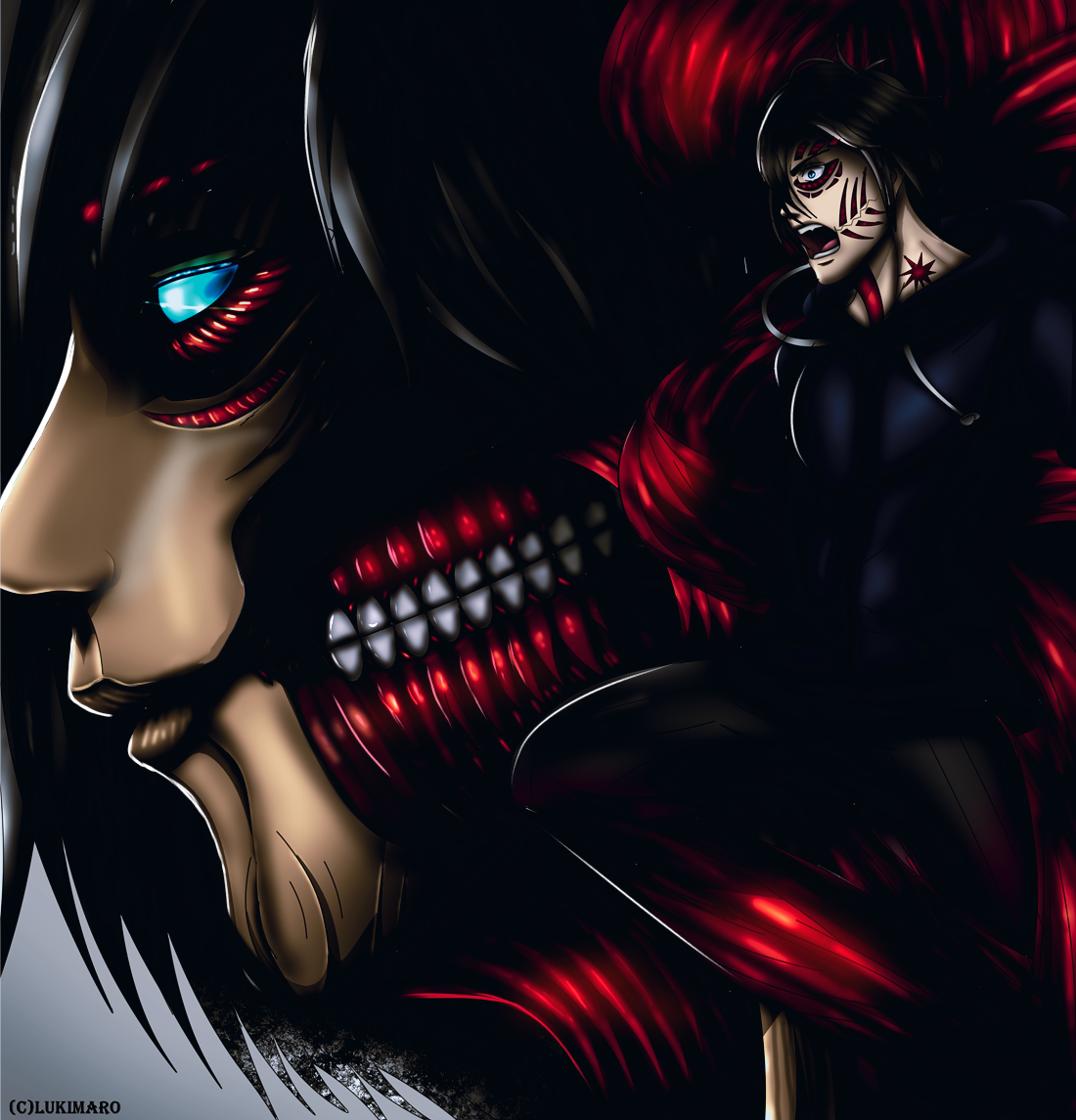 Image: Shingeki no Kyojin OC: Blade Titan by KnightOfTheTempest on