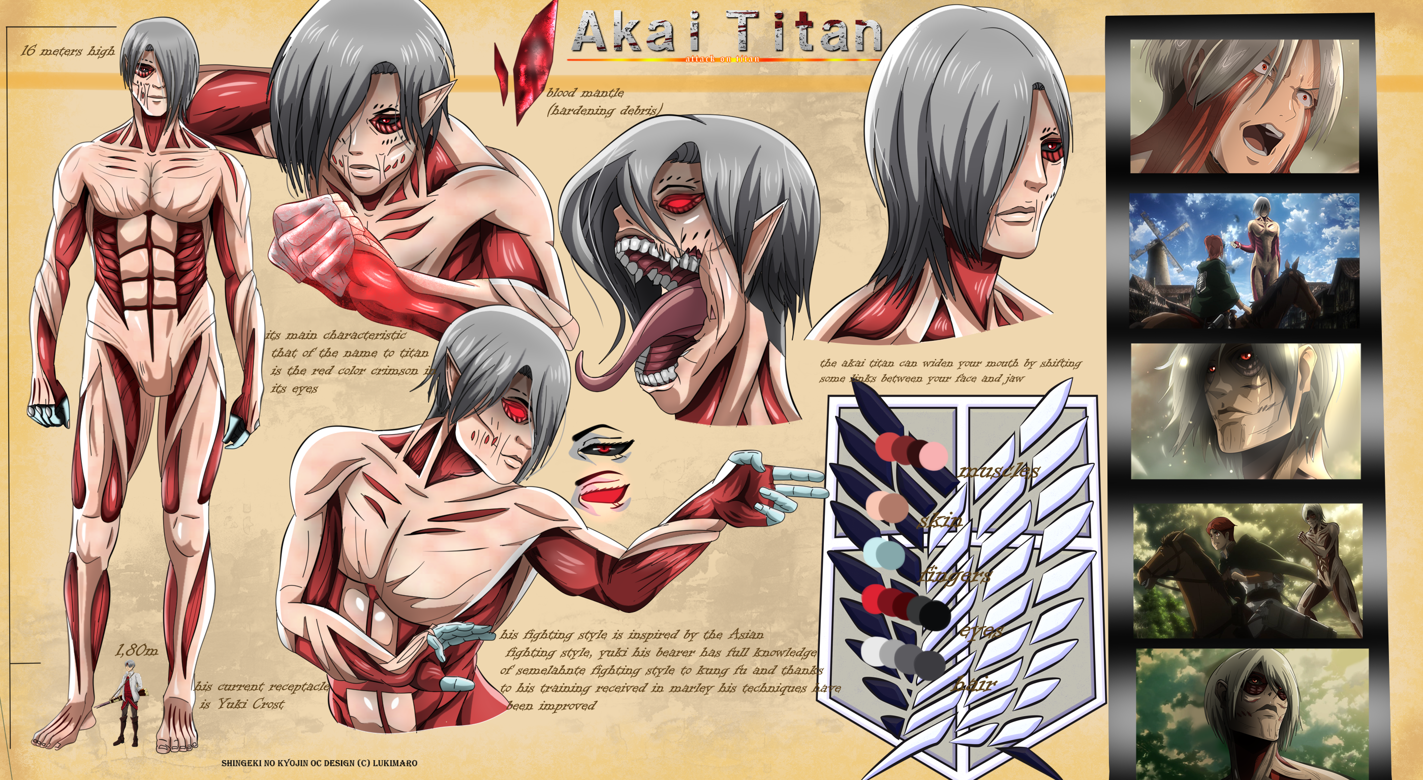 Attack on Titan/Shingeki no Kyojin~ An oc for AoT/SnK  Attack on titan,  Attack on titan anime, Attack on titan art