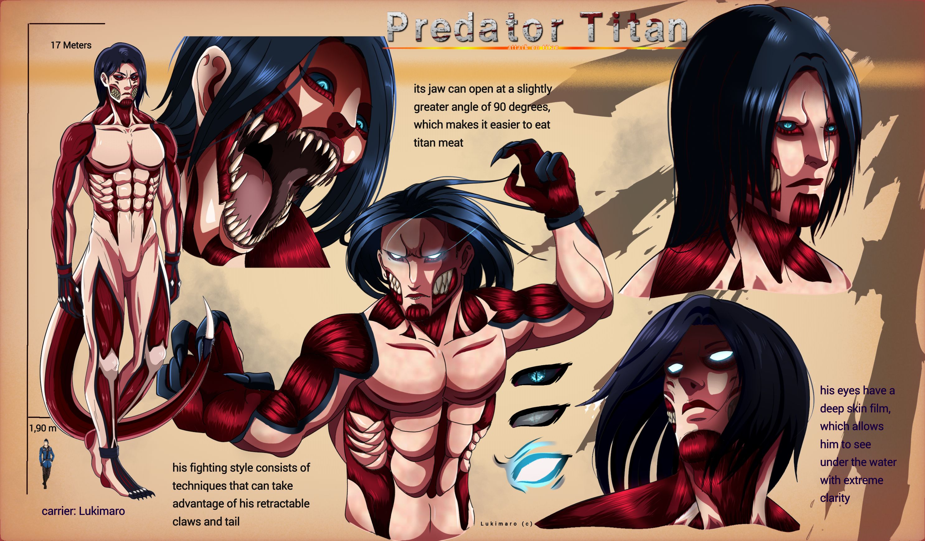 Attack on Titan OC: Golden titan by Lukimaro on DeviantArt