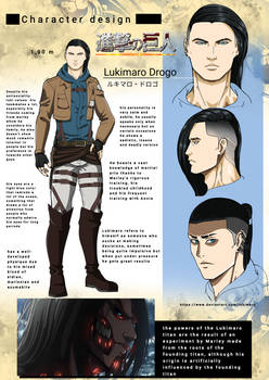 Shingeki no Kyojin (SNK) OC: Lukimaro Drogo