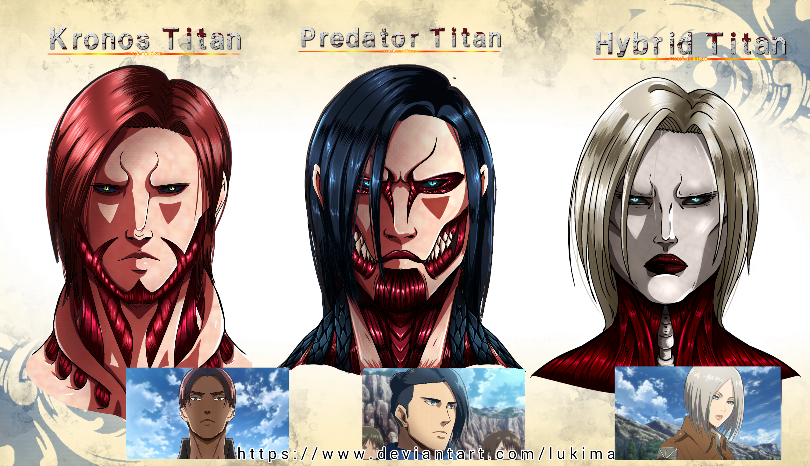 Shingeki no Kyojin Hybrid Titan Design by TsunaKisuke on DeviantArt