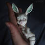 Porcelain Doll White Bunny BJD