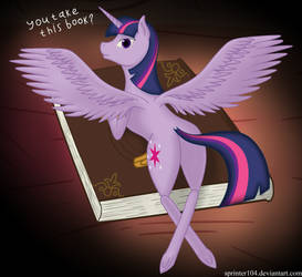 Twilight Sparkle. You take this book?