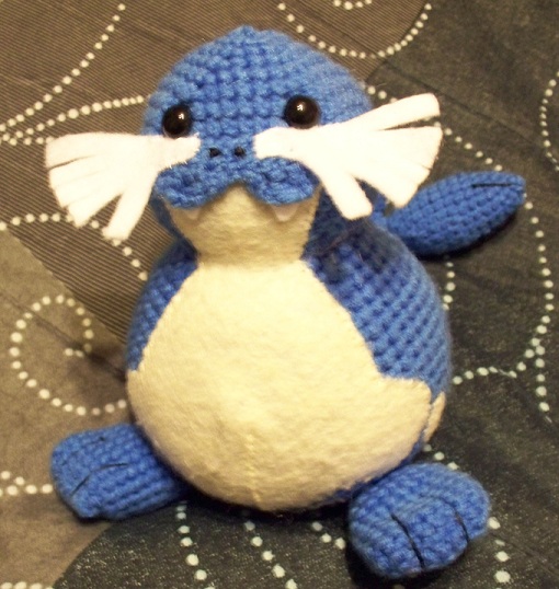 Custom Sealeo Amigurumi Plush