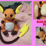 Custom Raichu Plushie