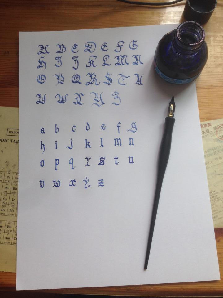 Gothic Lettering by Thundermar on DeviantArt