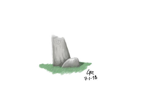 Standing stone