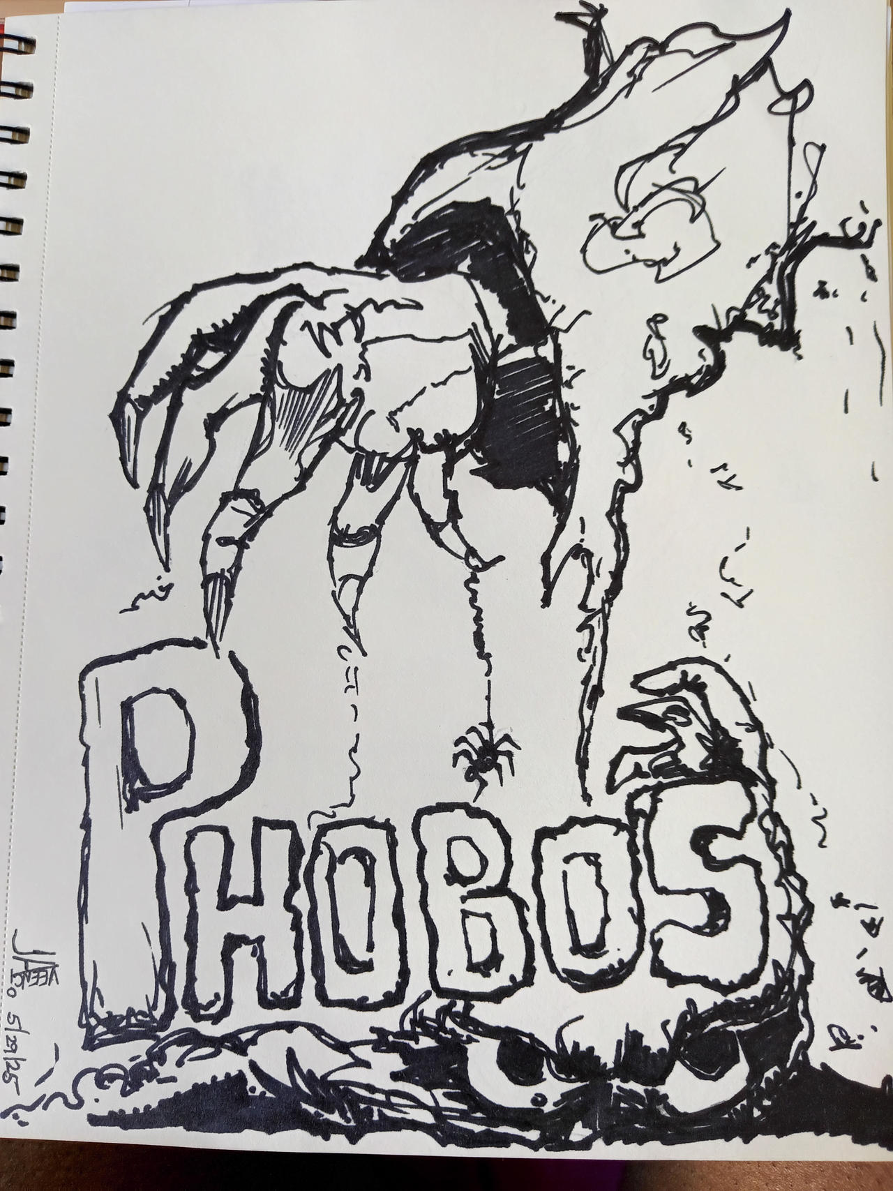 Phobs Art Tutorial Phobos, the Horror cartoon piece by javeenci on DeviantArt