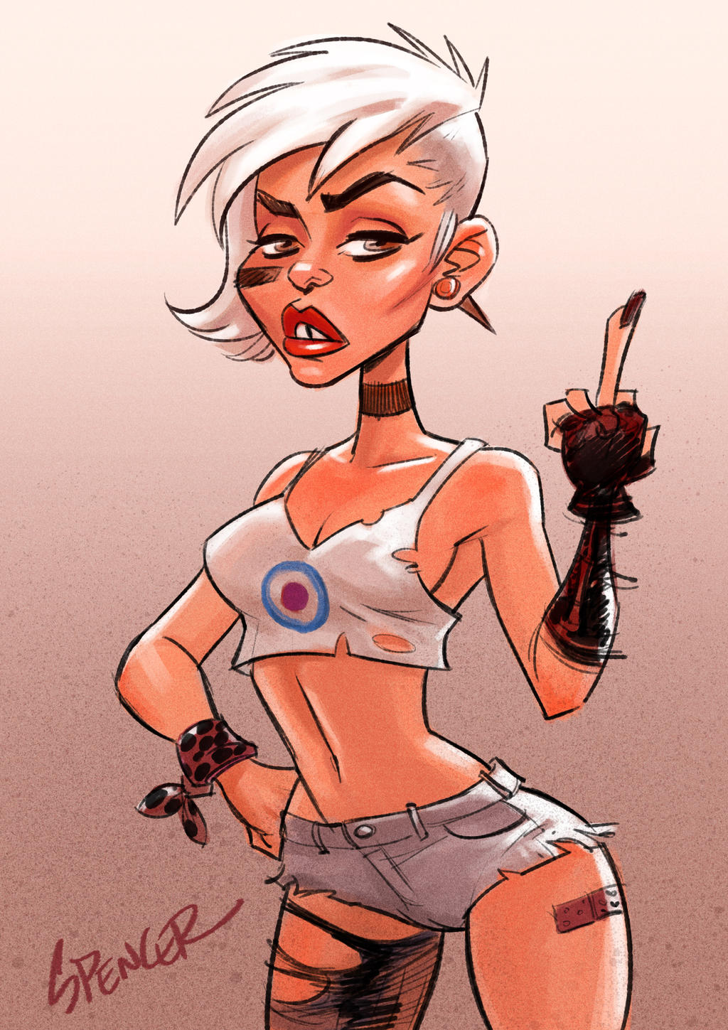 Black Cat as Tank Girl