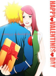 Valentines-Day-Kiss Minato x Kushina by Cassy-F-E