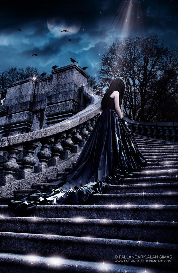 She's lost in the darkness