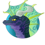 Aqua Dragon Badge