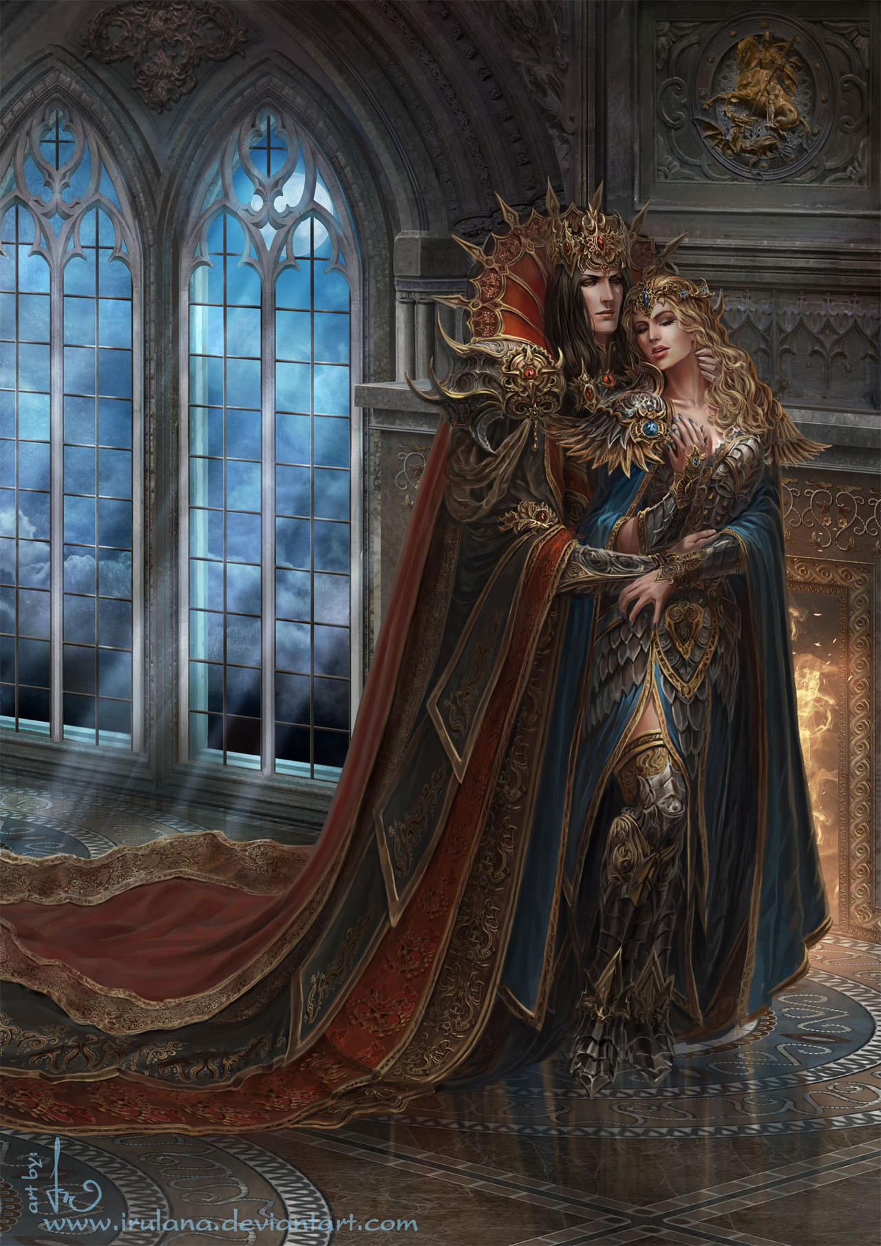 Dark Lord and Azura by Irulana on DeviantArt